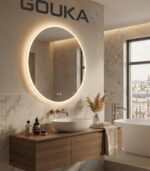 Smart bathroom mirror, tempered glass - 图片 2