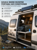 GOUKA 6100 BTU 6-in-1 Inverter Portable Air Conditioner (Cooling & Heating, Forest Green) - Image 4