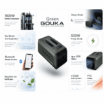 GOUKA 6100 BTU 6-in-1 Inverter Portable Air Conditioner (Cooling & Heating, Forest Green) - Image 6
