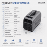 GOUKA 5200 BTU 6-in-1 Fixed-Speed ​​Portable Air Conditioner (Heating & Cooling, Space Gray) - Image 14