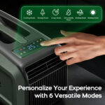 GOUKA 6100 BTU 6-in-1 Inverter Portable Air Conditioner (Cooling & Heating, Forest Green) - Image 7