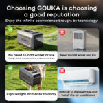 GOUKA 5200 BTU 6-in-1 Fixed-Speed ​​Portable Air Conditioner (Heating & Cooling, Space Gray) - Image 15