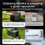 GOUKA 6100 BTU 6-in-1 Inverter Portable Air Conditioner (Cooling & Heating, Forest Green) - Image 11