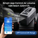 GOUKA 5200 BTU 6-in-1 Fixed-Speed ​​Portable Air Conditioner (Heating & Cooling, Space Gray) - Image 9