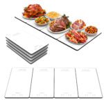 GOUKA 4-in-1 modular warming tray features 10 temperature settings (85–255°F) and an 8-hour timer function (Ceramic White)