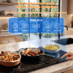 GOUKA 4-in-1 modular warming tray features 7 master cooking temperature settings (120–700°F, including an 8-hour timer function) - Image 12