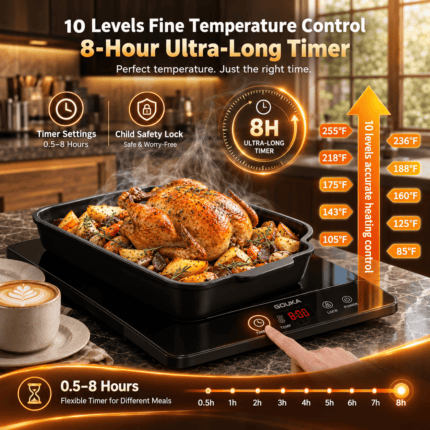 GOUKA Foldable Food Warming Tray