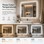 GOUKA 24 x 32 LED Bathroom Mirror Dimmable Anti Fog Lighted Vanity Mirror 600✖800 - Image 6