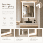 GOUKA 24 x 32 LED Bathroom Mirror Dimmable Anti Fog Lighted Vanity Mirror 600✖800 - Image 10