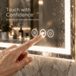 GOUKA 24 x 32 LED Bathroom Mirror Dimmable Anti Fog Lighted Vanity Mirror 600✖800 - Image 6
