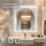 GOUKA 24x36 in Smart LED Bathroom Mirror with Motion Sensor, Bluetooth Speaker, Anti-Fog & Dimmable Lights 600✖912  (Radar-Sensing Model) - Image 5