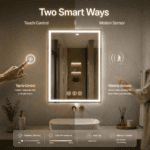 GOUKA 28 × 36 in Smart LED Bathroom Mirror with Motion Sensor, Bluetooth Speaker, Anti-Fog & Dimmable Lights 700✖912 (Radar-Sensing Model) - Image 9