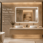 GOUKA 40x32 LED Bathroom Mirror Dimmable Anti Fog Lighted Vanity Mirror 1000✖800 - Image 9