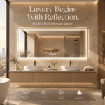 GOUKA 60x36 LED Bathroom Mirror Dimmable Anti Fog Lighted Vanity Mirror 1500✖912 - Image 2