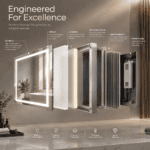 GOUKA 60x36 LED Bathroom Mirror Dimmable Anti Fog Lighted Vanity Mirror 1500✖912 - Image 9