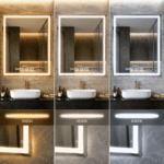 GOUKA 28x36 LED Bathroom Mirror Dimmable Anti Fog Lighted Vanity Mirror 700✖912 - Image 5