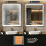 GOUKA 28x36 LED Bathroom Mirror Dimmable Anti Fog Lighted Vanity Mirror 700✖912 - Image 6