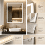 GOUKA 28x36 LED Bathroom Mirror Dimmable Anti Fog Lighted Vanity Mirror 700✖912 - Image 9