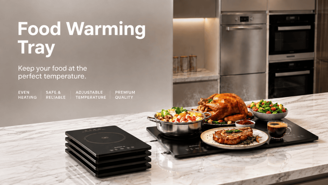 Gouka 4-in-1 Foldable Food Warming Tray
